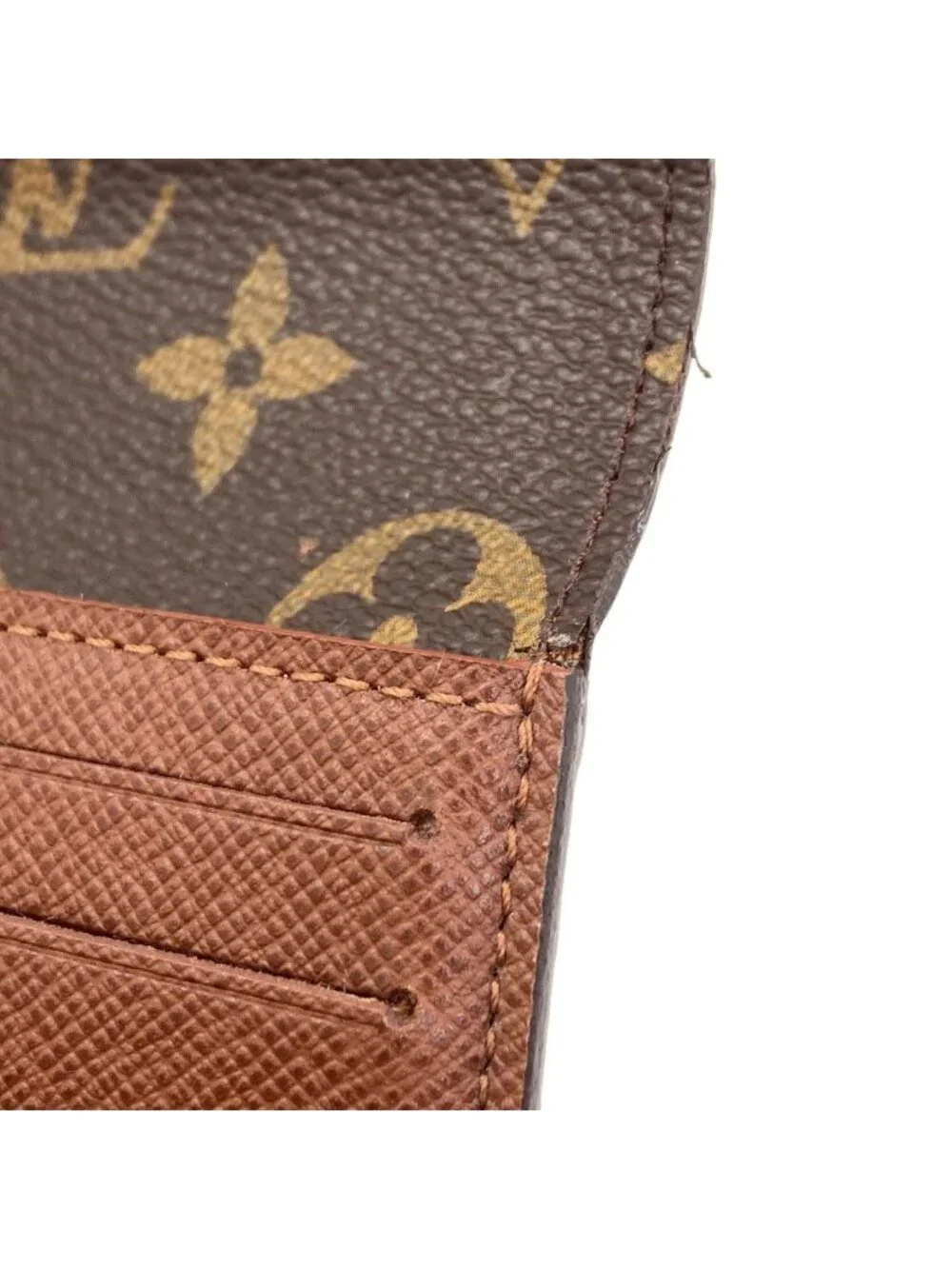 Louis Vuitton Portefeuille Helene Bifold Wallet Monogram Canvas